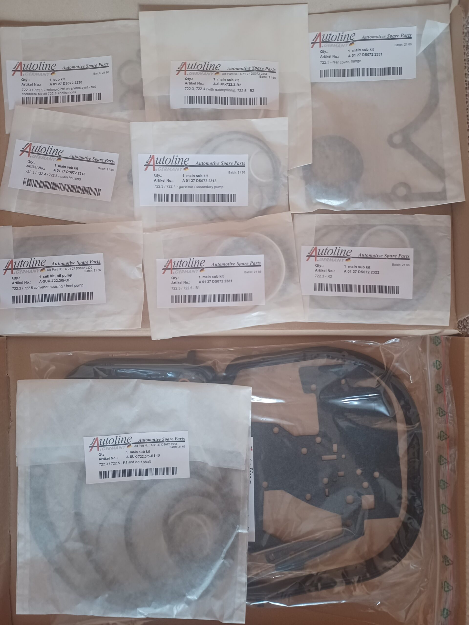 Mercedes 722.3 zestaw uszczelek automatycznej skrzyni biegów - obrazek 2