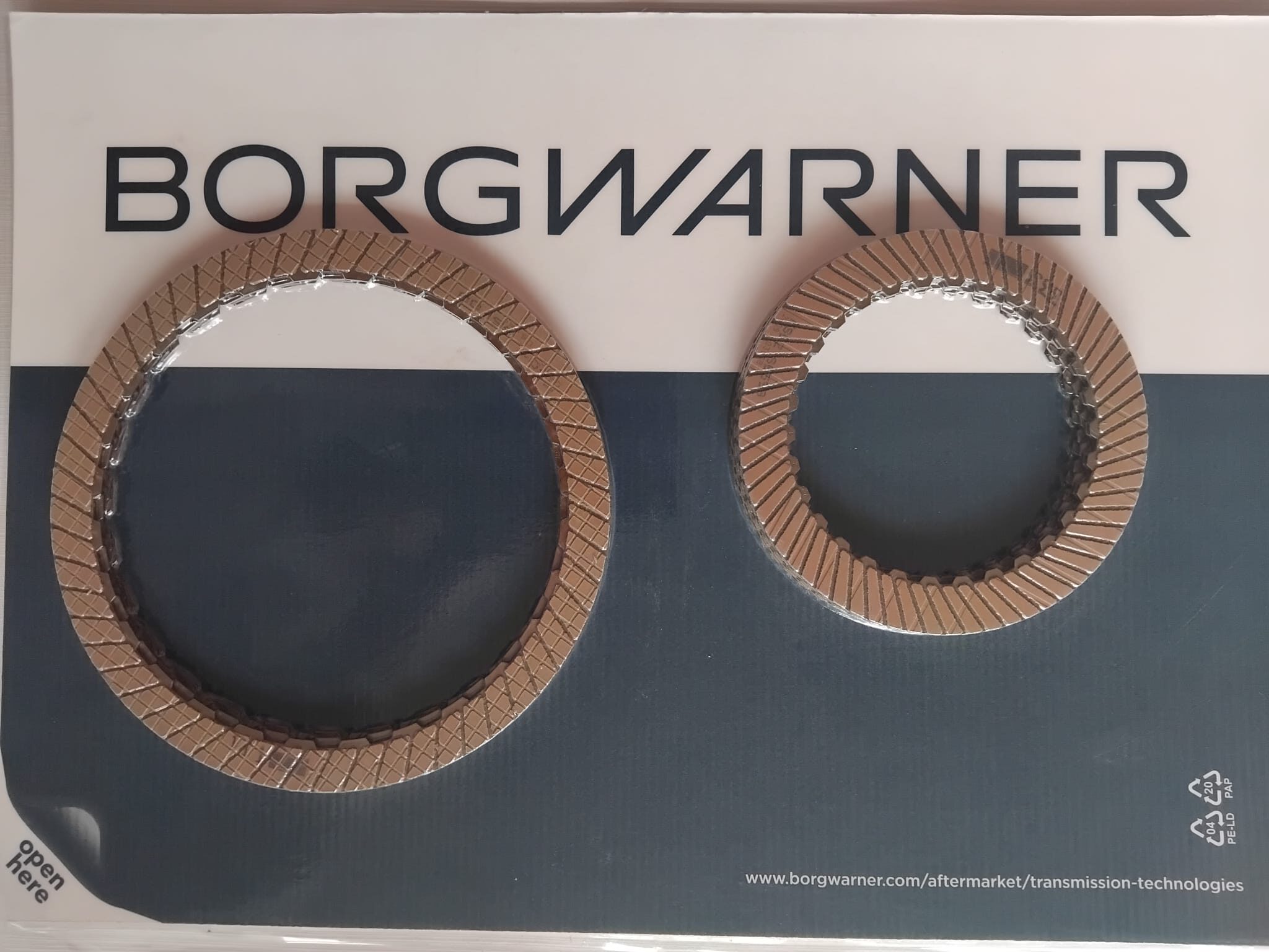0B5 S-Tronic zestaw tarczek automatycznej skrzyni biegów Borg Warner